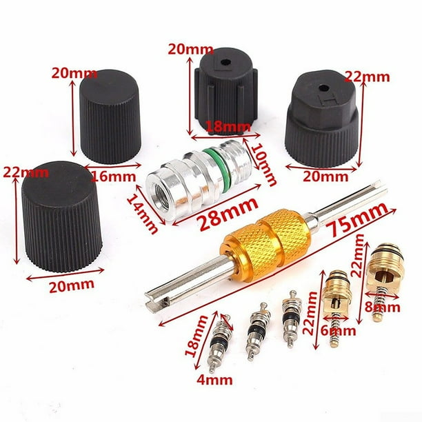 Air Conditioning System Seal Kit 170pcs Car AC Valve Core Cap Kit Auto Air Conditioning Systerm Air Conditioning System Seal Kit 170pcs Car AC Valve Core Cap Kit Auto Air Conditioning Systerm